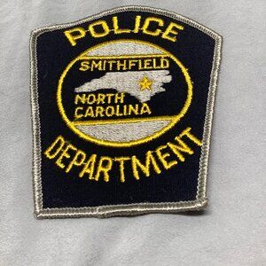 Vintage Smithfield North Carolina Police Shoulder Patch